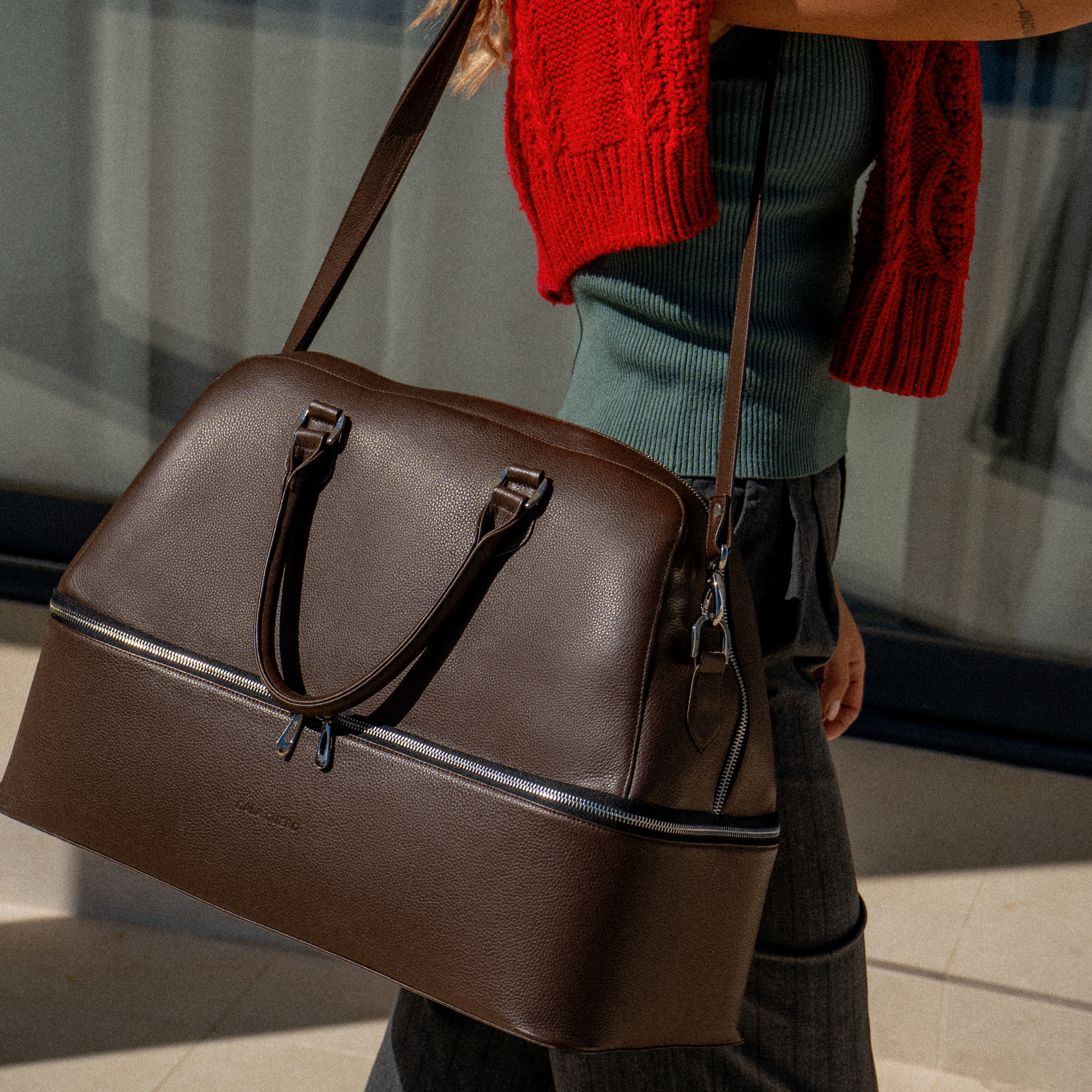Senda Structured Weekender Brown (003)