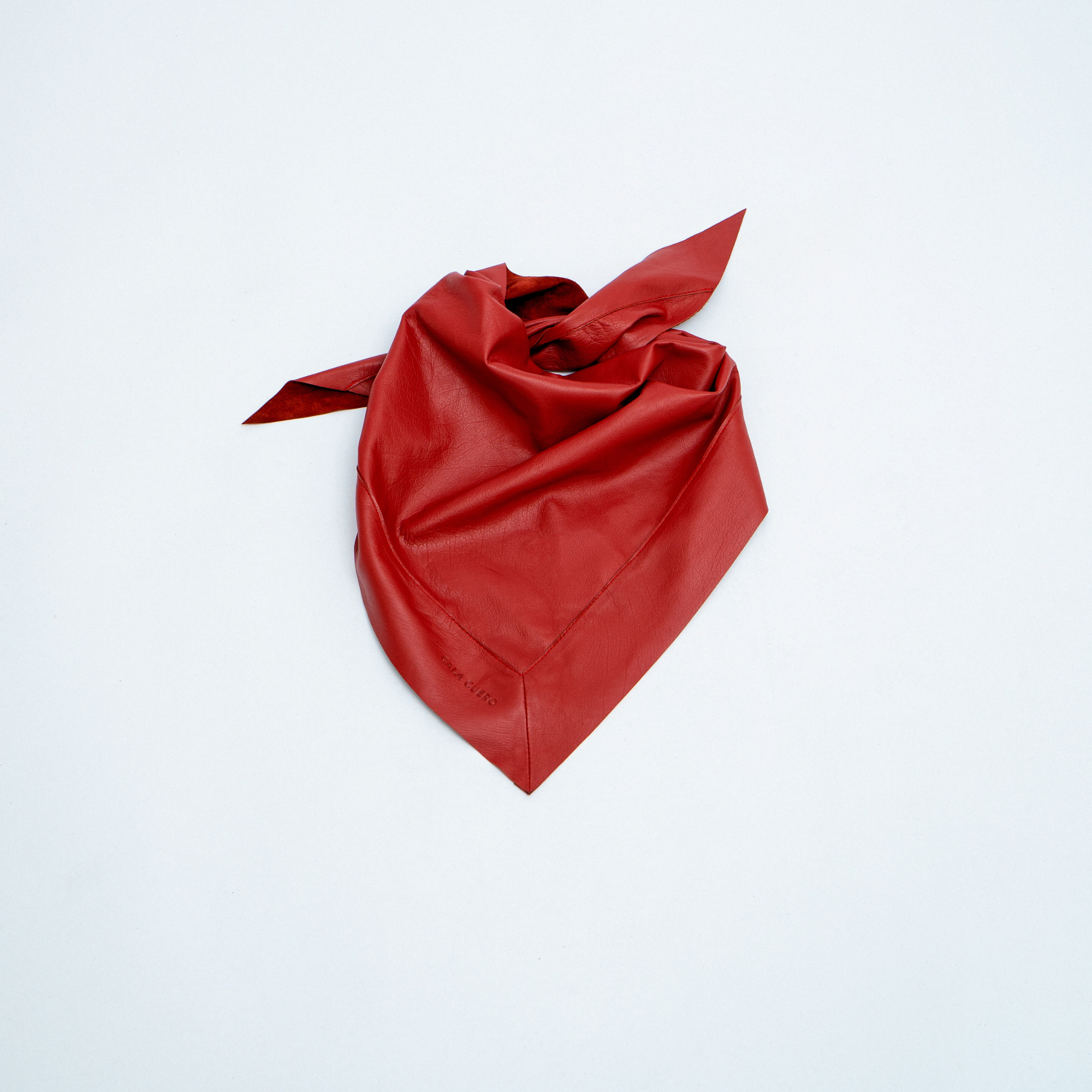 Marea Leather Scarf Brown (006)